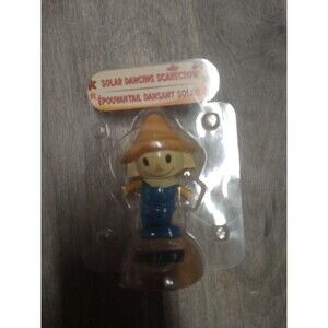 Solar Dancing Scarecrow Thankgiving Halloween  Holiday Winter Bobble Head